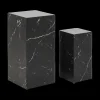 Piedestals S/2 LIVA Zwart Marmerlook