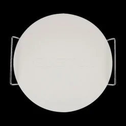 Pizzabaksteen PIZZAL Rond M/Handvat Wit