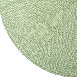 Placemat BRAID Rond Mint