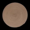 Placemat BRAID Rond Taupe