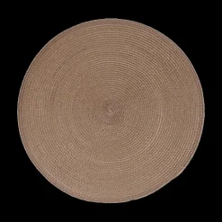 Placemat BRAID Rond Taupe