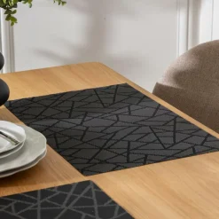 Placemat CRAQUELE Zwart