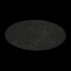 Placemat ELHAR Rond Glitter Zwart