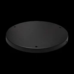 Plafondrozet III Rond Alu Zwart