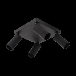 Plafondspot CLUBS 4Del. Zwart