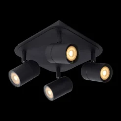 Plafondspot LENNERT 4Del. Zwart