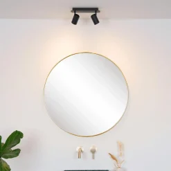 Plafondspot LENNERT 2Del. Zwart