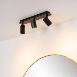 Plafondspot LENNERT 3Del. Zwart