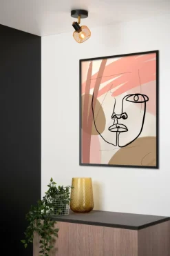 Plafondspot MAREN 1Del. Mat Goud