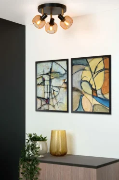 Plafondspot MAREN 3Del. Mat Goud