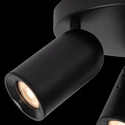 Plafondspot PUNCH 3Del. Zwart