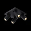 Plafondspot TAYLOR 4Del. Zwart