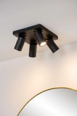 Plafondspot TAYLOR 4Del. Zwart