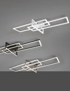 Plafonier SALINAS Met. Mat Zwart