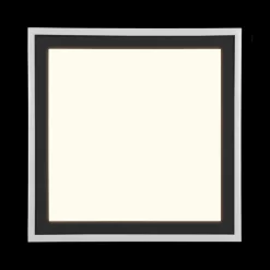 Plafonnier CARUS Vierkant Mat Zwart L