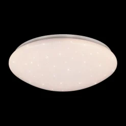 Plafonnier LUKIDA Glitter Rond Wit