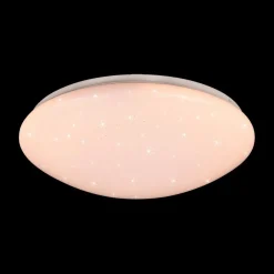 Plafonnier LUKIDA Glitter Rond Wit