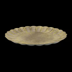 Plateau OMZIS Rond Met. Ant. Goud
