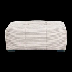 Poef LORETO Rib Beige 119x100