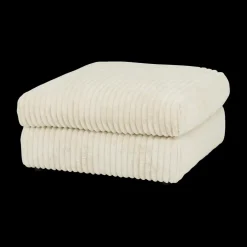 Poef PROSPERO Rib Ecru 105x105