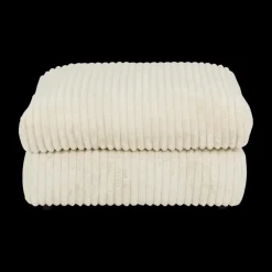 Poef PROSPERO Rib Ecru 105x105