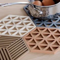 Potonderzetter HEXAGON Sil. Warm Grey