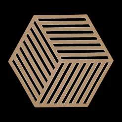Potonderzetter HEXAGON Sil. Dark Camel