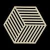 Potonderzetter HEXAGON Sil. Pear