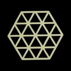 Potonderzetter TRIANGLES Sil. Matcha Green