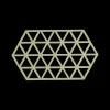 Potonderzetter TRIANGLES XL Sil. Matcha Green