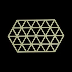 Potonderzetter TRIANGLES XL Sil. Matcha Green