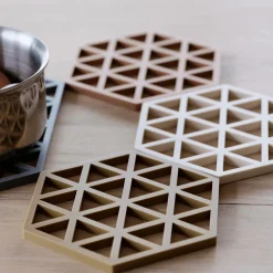 Potonderzetter TRIANGLES XL Sil. Light Terra