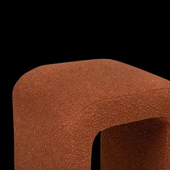 Pouf SEVGIR U-vorm Bouclé Terracotta