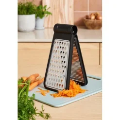 Rasp GASTRO Inklapbaar Inox/Zwart