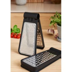 Rasp GASTRO Inklapbaar Inox/Zwart