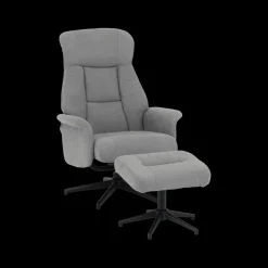 Relax MENNO met poef B77 Grijs