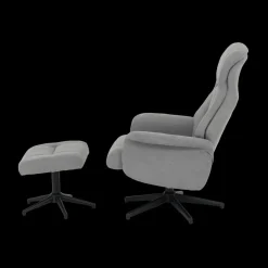 Relax MENNO met poef B77 Grijs