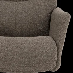 Relaxfauteuil HALDOR met poef Monza Taupe