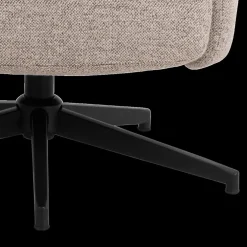 Relaxfauteuil HALDOR met Poef Monza Beige