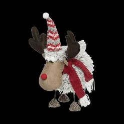 Rendier DONNER Pluche Staand met Muts