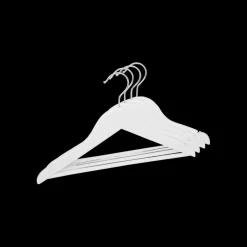 S/4 Kleerhanger WITTI Hout Wit