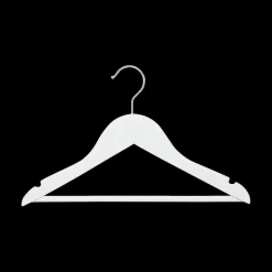 S/4 Kleerhanger WITTI Hout Wit