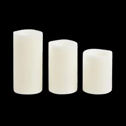 S/3 LED-Kaars FLAMES Multicolor