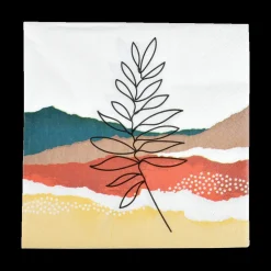 S/20 Serviet ABSTRACT FLOWER Multi