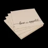 S/20 Serviet BON APPETIT Beige/Zwart