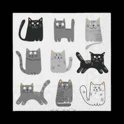 S/20 Serviet CATS Grijs/Zwart