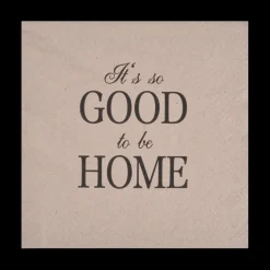S/20 Serviet GOOD TO BE HOME Beige