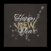 S/20 Serviet HAPPY NEW YEAR Zwart