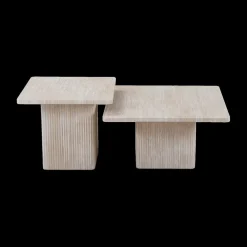Salontafel AGATHA S/2 Decor Travertin Beige