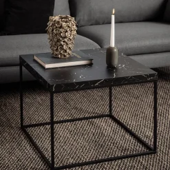 Salontafel AGNES Marquina Marmerlook Zwart